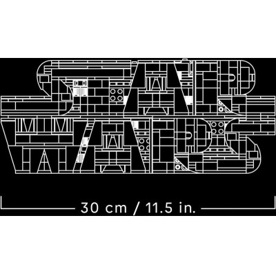 LEGO Star Wars - Logo Star Wars™ z kostek