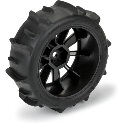 Pro-Line kolo 1:14, pneu Dumont, disk černý, H12mm (4): Typhon GROM