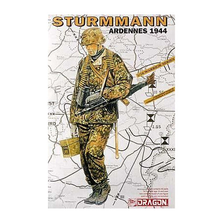 Model Kit figurky 1604 - STURMMANN (ARDENES 1944) (1:16)