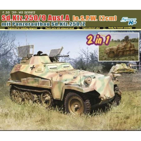 Model Kit military 6859 - Sd.Kfz.250/9 le.S.P.W. mit PANZERAUFBAU Sd.Kfz.250/Z (1:35)