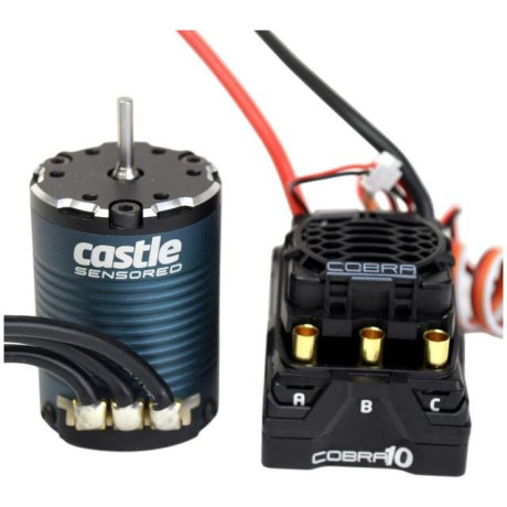 Castle motor 1406 3800ot/V senzored, reg. Cobra 10