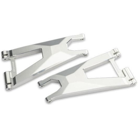 Traxxas rameno podvozku dolní přední hliníkové stříbrné (pár)