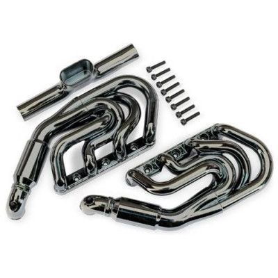 Traxxas výfuk motoru černý chrom