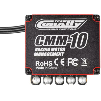 CMM-10 Racing Controller - 2-3S - 220A - senzorový regulátor - černý/červený