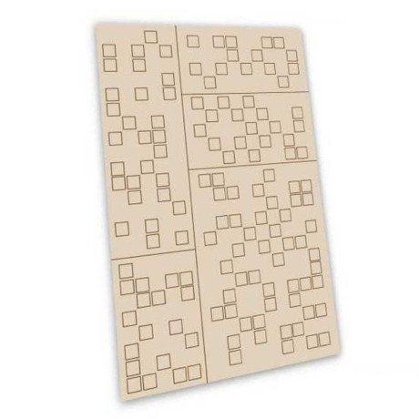 Öntapadós sablonok - Digitális álcázás / Öntapadós sablonok - Digitális álcázás