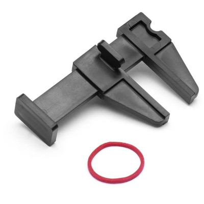 Plastová svorka malá, černá, 5 ks.