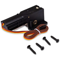 Elektromosan behúzható orr-futómű 90 fokos szögben. A LED-es foglalat a csomag része. 460 mm-es tápkábel. 4x rögzítőcsavar. Alkatrész az E-flite Habu XS 80 RC modellhez.