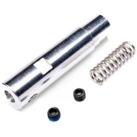 Az E-flite Habu XS 80 RC modellrepülőgép alkatrésze: a fő futómű rugójának rögzítése.