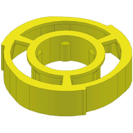 Klima středící kroužek Aqua Star 75mm žlutý