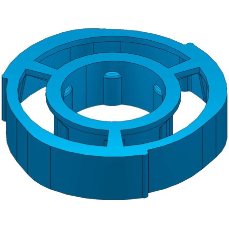 Klima středící kroužek Aqua Star 75mm modrý