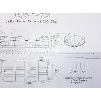 Model Shipways English Pinnace 1:24 kit