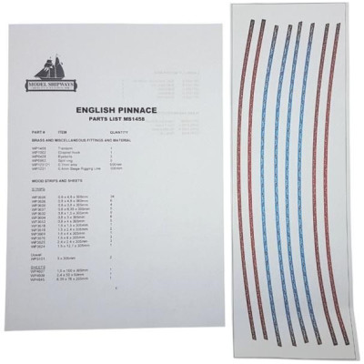 Model Shipways English Pinnace 1:24 kit