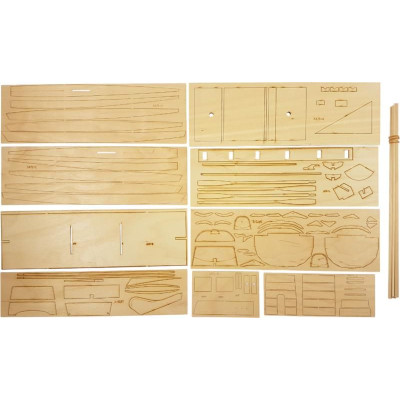 Model Shipways Norwegian Pram 1:12 kit