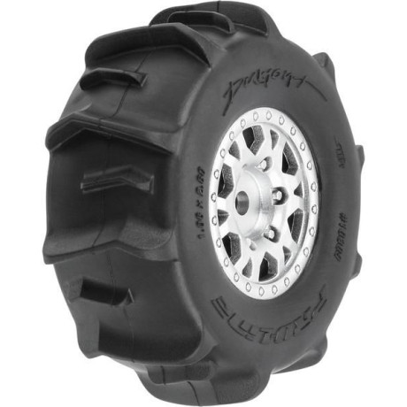 Pro-Line kolo 1:16, pneu Dumont, disk černý, H12mm (4): Mojave GROM