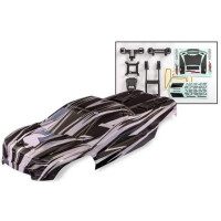 Traxxas ProGraphix Mini XRT test előre nyomtatott grafikákkal a könnyű festés érdekében. Alkosd meg saját, eredeti színkonfigurációdat professzionális eredménnyel. A test teljesen ki van díszítve előre fúrt lyukakkal. Kapcsok nélküli rögzítéshez szükséges reteszekkel együtt.