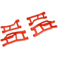 Traxxas első lengőkarok piros (szett) (bal felső, jobb felső, bal alsó, jobb alsó). A #10790 Mini WideMaxx készlettel való használatra tervezve. Mini XRT alkatrész.