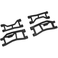 Traxxas hátsó lengőkarok fekete (szett) (bal felső, jobb felső, bal alsó, jobb alsó). A #10790 Mini WideMaxx készlettel való használatra tervezve. Mini XRT alkatrész.