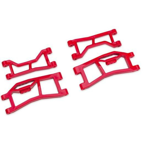 Traxxas ramena podvozku zadní červené (sada)