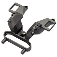 Traxxas Mini XRT RC modellautó alkatrész: lengéscsillapító torony elöl.