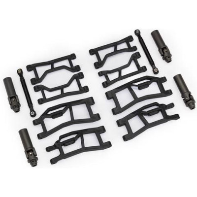 Traxxas sada závěsů kol Mini Wide Maxx černá