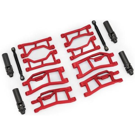 Traxxas sada závesů kol Mini Wide Maxx červená