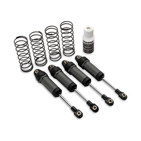 Traxxas tlumič Ultra Shock přední long šedý (4)