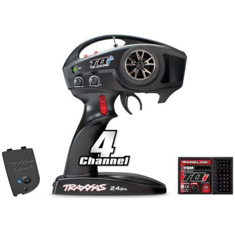 Traxxas vysílač TQi 4 kan., BlueTooth modul, přijímač TSM