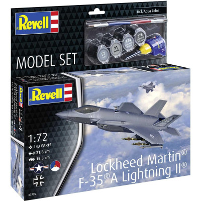 ModelSet letadlo 63799 - Lockheed Martin® F-35®A Lightning II® (1:72)