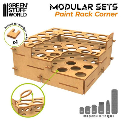 Moduláris festéktartó állvány - EGYENES SAROK