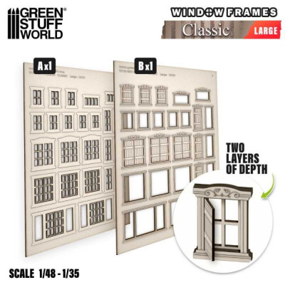 Klasszikus miniatűr ablakok - nagy