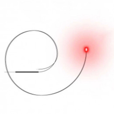 PIROS LED-ek - 2 mm / PIROS LED diódák - 2 mm 10 db