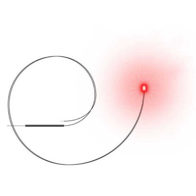 VILLOGÓ PIROS LED-EK - 2 mm / VILLOGÓ PIROS LED diódák - 2 mm 10 db