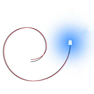 KÉK fényű LED-ek - 3 mm / 10 db KÉK LED dióda - 3 mm