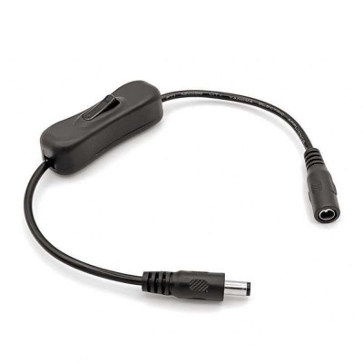 Hordós Jack tápkapcsoló - Fekete / Tápkapcsoló aljzattal - fekete