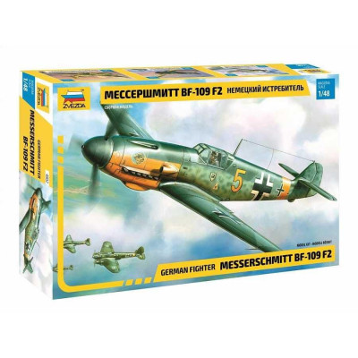 Model Kit letadlo 4802 - Bf-109 F2 (1:48)