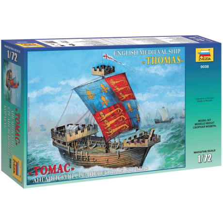 Model Kit loď 9038 - English Medieval Ship Thomas (1:72)