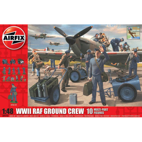 Classic Kit diorama A04702 - WWII RAF Ground Crew (1:48) - nová forma