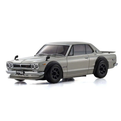 Kyosho Mini-Z MR04 RWD Skyline 2000GT-R KPGC10 Ezüst (N-MM2/KT531P)