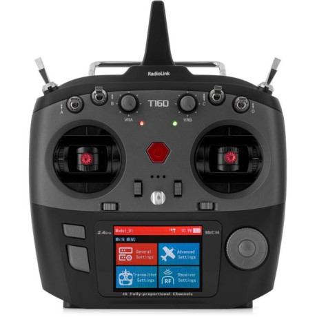Vysílač T16D s přijímačem R16F