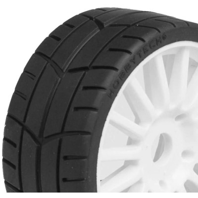 Challenge RALLY (silniční profil) nalepené gumy, bílé disky, 2ks.