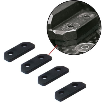 Gumové antivibrační servo podložky, 4 ks