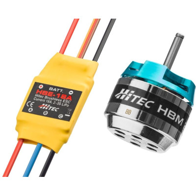 Combo motor HBM2812-1100/regulátor HBE-18A HITEC