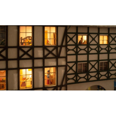 NOCH mikrolámpa egy LED-del, hideg fehér, 8 db