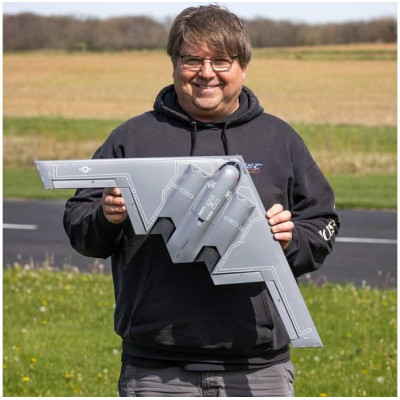 E-flite Micro B-2 Spirit Twin 30mm EDF BNF Basic