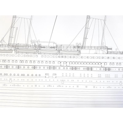 AMATI R.M.S. Titanic 1:250 kit (verze 2025)