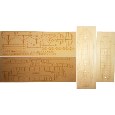 Vanguard Models HM Brig Harpy 1796 1:64 kit