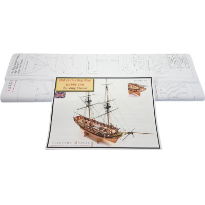 Vanguard Models HM Brig Harpy 1796 1:64 kit