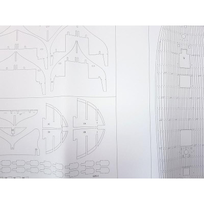 Vanguard Models HM Brig Harpy 1796 1:64 kit