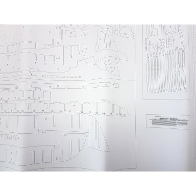 Vanguard Models HM Brig Harpy 1796 1:64 kit