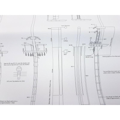 Vanguard Models HM Brig Harpy 1796 1:64 kit